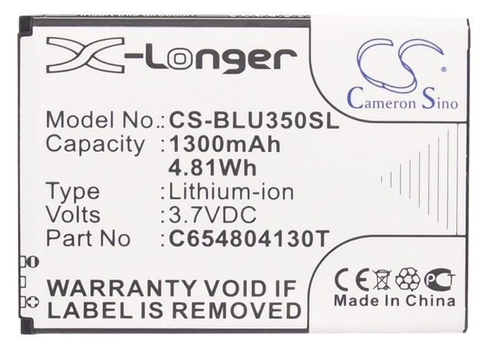 BLU D170 DASH 3.5 Mobile Phone Replacement Battery-5