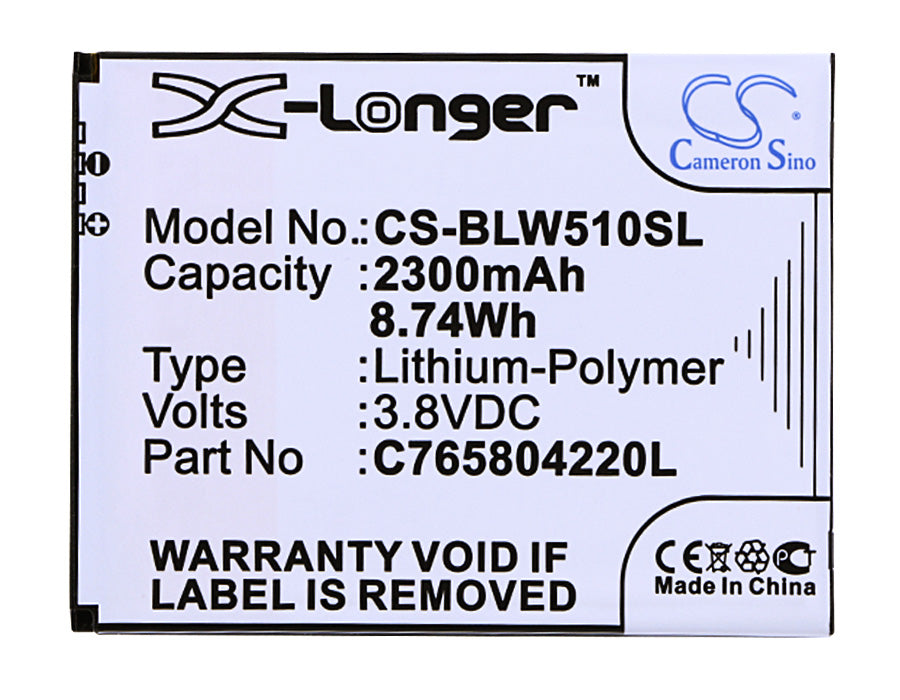 BLU L280 L280A L280I Life 8 W510 W510U Win HD Mobile Phone Replacement Battery-5
