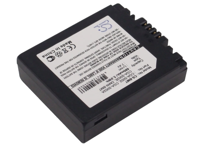 Panasonic DMC-FZ10 DMC-FZ10EB DMC-FZ10EG-K DMC-FZ10EG-S DMC-FZ10GN DMC-FZ15 DMC-FZ15K DMC-FZ15P DMC-FZ1A DMC-FZ1A-K DMC-FZ1 Camera Replacement Battery-2