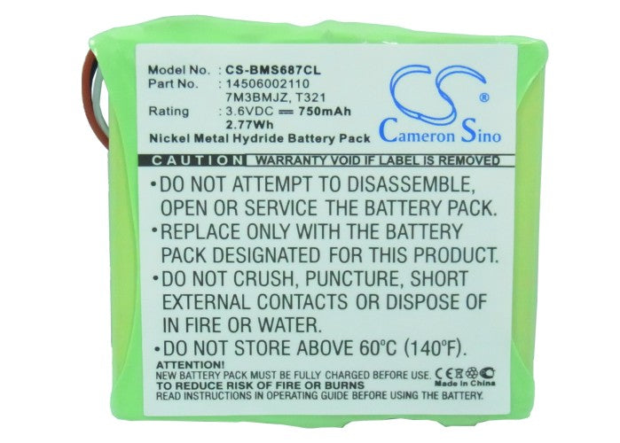Tiptel DECT Line 660 DECT Line 670 DECT Line 750 Cordless Phone Replacement Battery-5