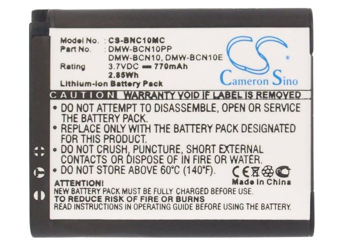Panasonic Lumix DMC-LF1 Lumix DMC-LF1K Lumix DMC-LF1W Camera Replacement Battery-5