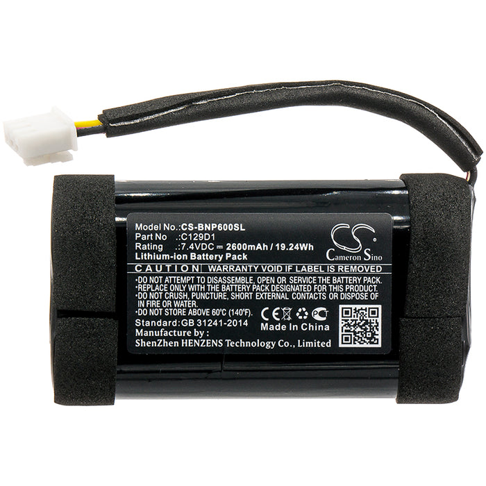 Bang & Olufsen 11400 1140026 BeoPlay P6 2600mAh Speaker Replacement Battery-3