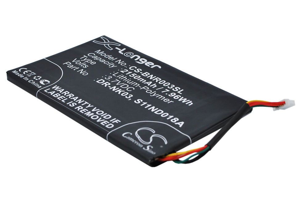 Barnes & Noble BNRV300 BNTV350 Nook Simple Touch S Replacement Battery-main