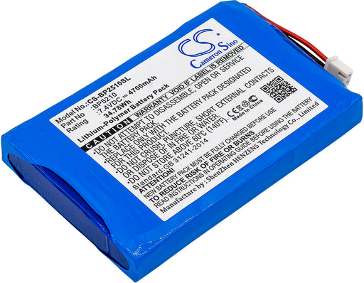 Bk Precision 2510 2510 Oscilloscopes 2511 2512 251 Replacement Battery-main