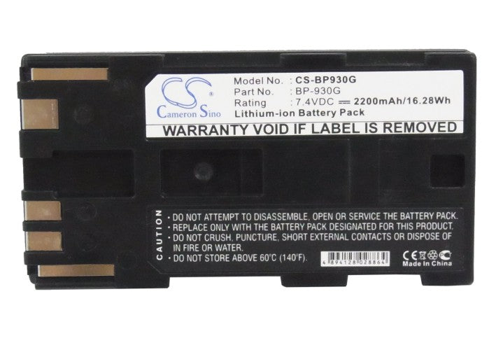 Canon GL1 GL2 XHA1 XHG1 XL1 XL1S XL2 XLH1 Camera Replacement Battery-5