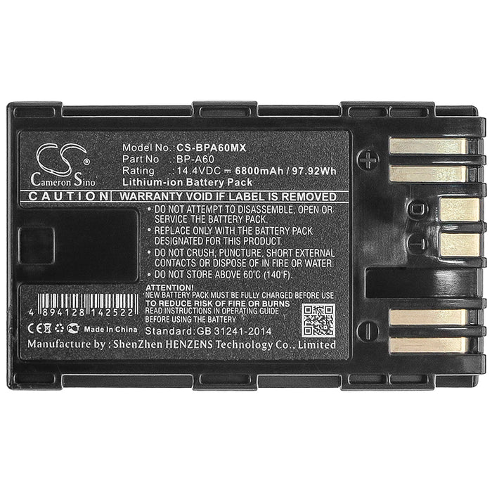 Canon CA-CP200L EOS C200 EOS C200 PL EOS C200B EOS C300 Mark II EOS C300 Mark II PL XF705 Camera Replacement Battery-5