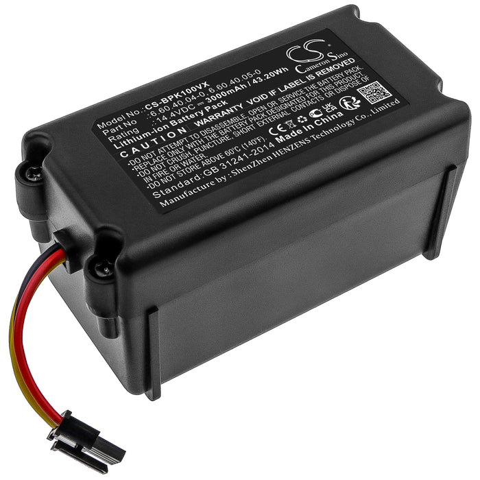 Blaupunkt BPK-VCBB1XE BPK-VCBB1XPW+ BPK-VCBB1XS XEASY XPOWER+ XSMART Vacuum Replacement Battery