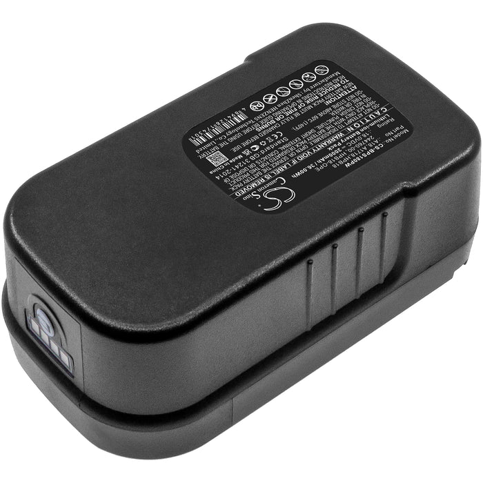 Black & Decker BD18PSK BDGL1800 BDGL18K-2 BPT318 BPT318-XE CCS818 CCS818-2 CD182K-2 CD18SFRK CD18SK-2 CDC180AK CDC180AS Power Tool Replacement Battery