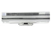 Sony AIO VPCF11JFX B VAIO VPCF11M1E PCG-81311L VAIO VGN-AW41JF VAIO VGN-AW41MF VAIO VGN-AW41XH  6600mAh Silver Laptop and Notebook Replacement Battery-5