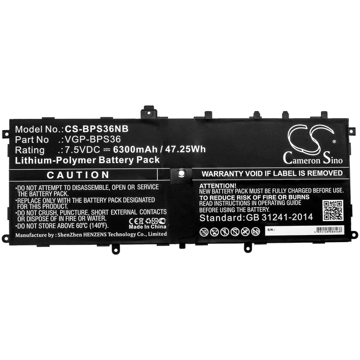 Sony SVD13211CG SVD13211CGB SVD13211CW SVD13216PW SVD1321BPXB SVD1322ZPWR SVD13236PW SVD1323XPGB SVD1323YCGW S Laptop and Notebook Replacement Battery-3