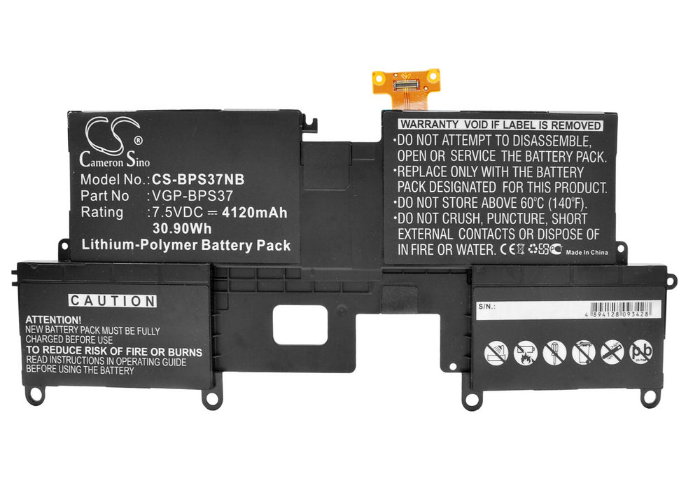 Sony SVP11214CXB SVP11216CW SVP11217PW B SVP1121ZPWR SVP11227SCB SVP112A1CL VAIO Pro 11 VAIO SVP1121 Laptop and Notebook Replacement Battery-5
