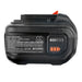 Black & Decker 60V MAX Blower 60V MAX POWERSWAP 20 Cordless 60V MAX trimmer CM2060C LHT360 LHT360C LHT360CFF LH 1500mAh Lawn Mower Replacement Battery-4