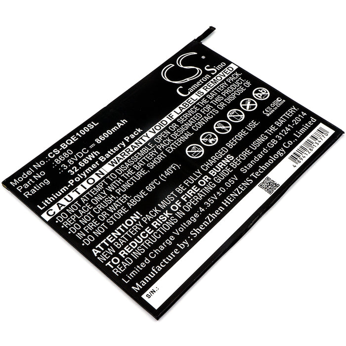 BQ E10 E10 tablet Replacement Battery-main