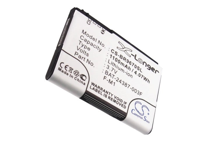 Blackberry 9670 Oxford Pearl 2 Pearl 3G Pearl 3G 9100 Pearl 3G 9105 Pearl 9100 Pearl 9105 Stratus Striker Style 9670 Mobile Phone Replacement Battery-5
