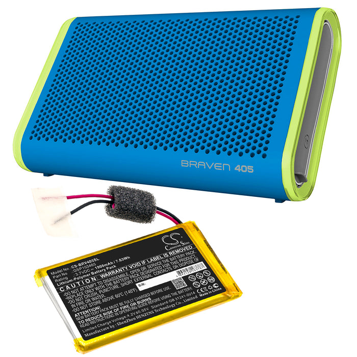 Braven 405 Speaker Replacement Battery-5