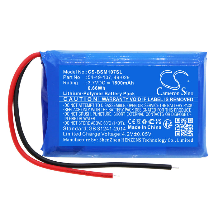 Biosystems MultiPro Multigas Monitor Survey Multimeter and Equipment Replacement Battery