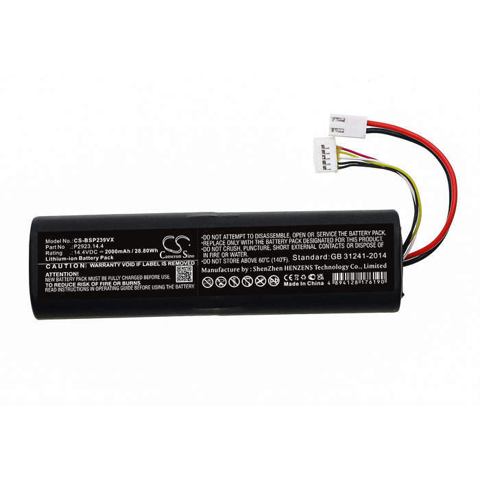 Bissell ASD18 Typ 1 ASD18 Typ 2 ASD184 Typ 1 ASD184 Typ 2 ASL186 H1 ASL186K ASL188 H1 ASL188K BCD001 H1 BCD001 H2 BCD002 H1 Vacuum Replacement Battery-3