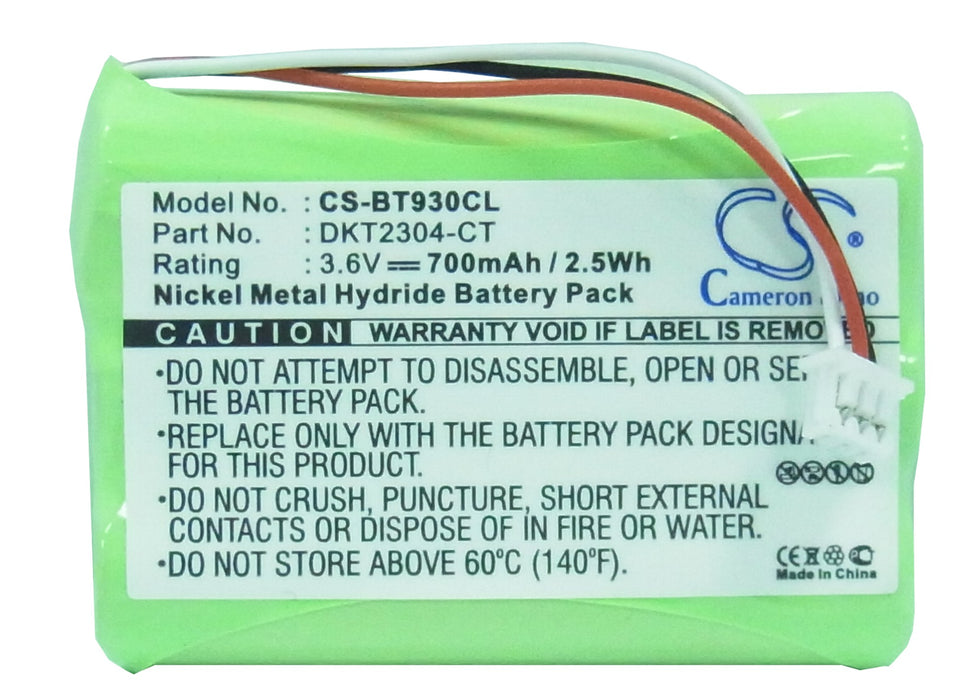 Toshiba DKT2304CT Satellite ANA9310 Satellite ANA9320 Cordless Phone Replacement Battery-5