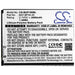 Bluebird BM180 BP30 Replacement Battery-3
