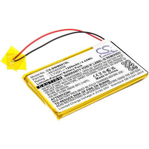 BW GasAlert Micro Clip XL Gasalert Microclip Gas D Replacement Battery-main
