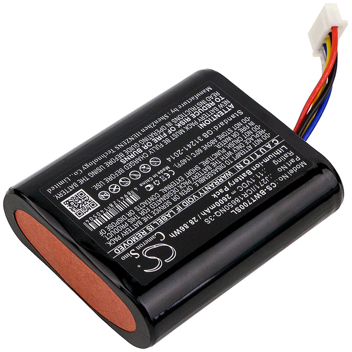 Bowers & Wilkins T7 2600mAh Speaker Replacement Battery-2