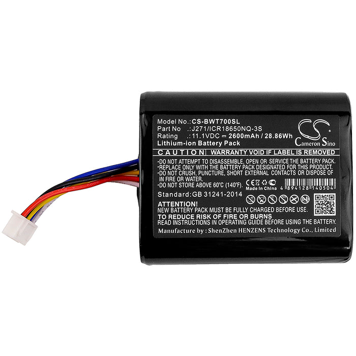 Bowers & Wilkins T7 2600mAh Speaker Replacement Battery-3