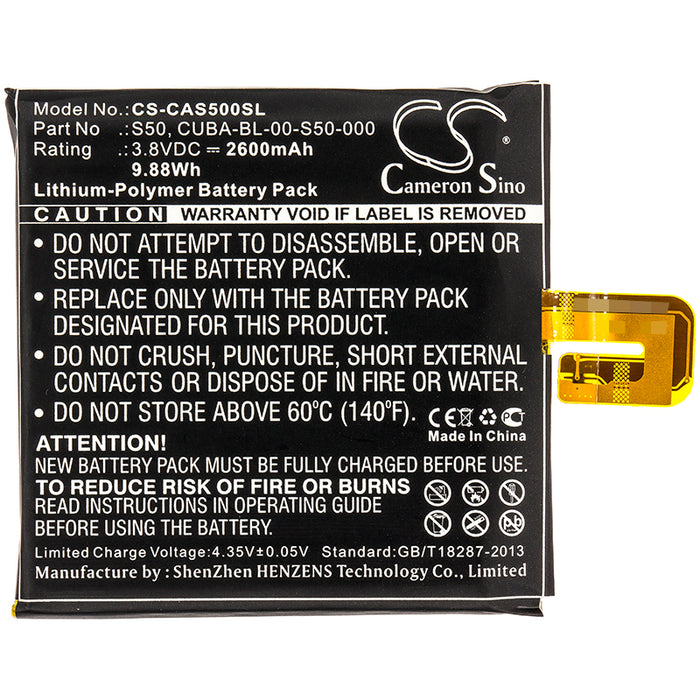 Caterpillar S50 Mobile Phone Replacement Battery-3
