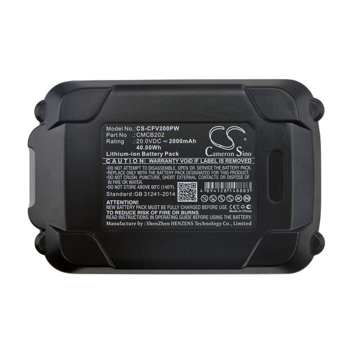 Craftsman 16GA Straight Finish Nailer 18GA 2000mAh Replacement Battery-6