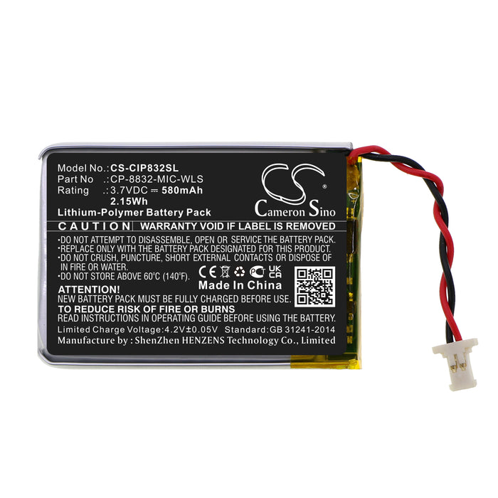 Cisco CP-8832 Wireless Expansion Mic Conference Phone Replacement Battery