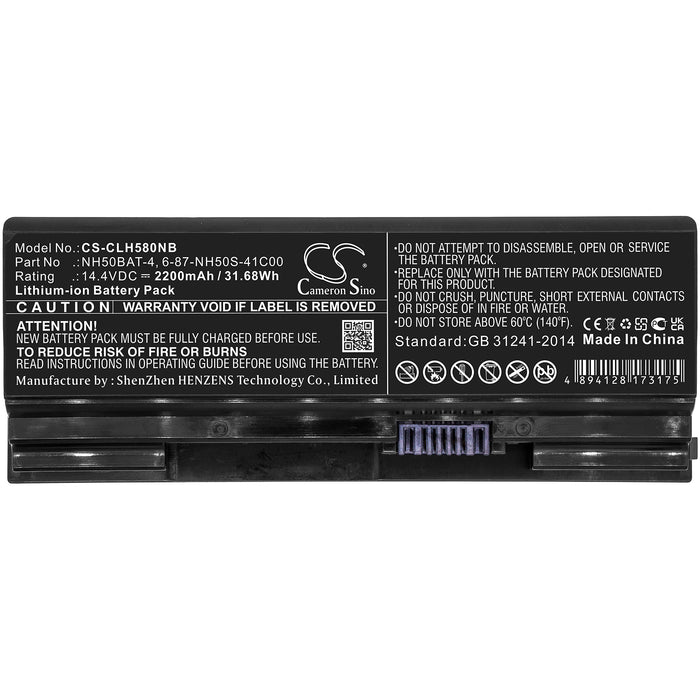 Sager G58R G70R NP6854 NP6854 NH58RHQ NP6855 NP6855 NH58RAQ NP6856 NP6856 NH58RCQ NP6856-S NP6875 NP6875 NH70R Laptop and Notebook Replacement Battery-3
