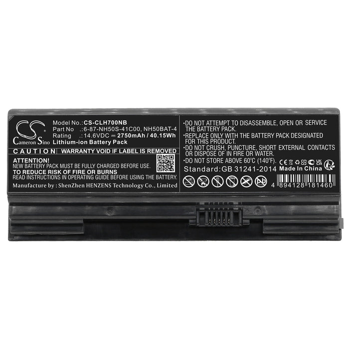 Mifcom EG5 i7-GTX 1660 Ti NH55RCQ  2750mAh Laptop and Notebook Replacement Battery