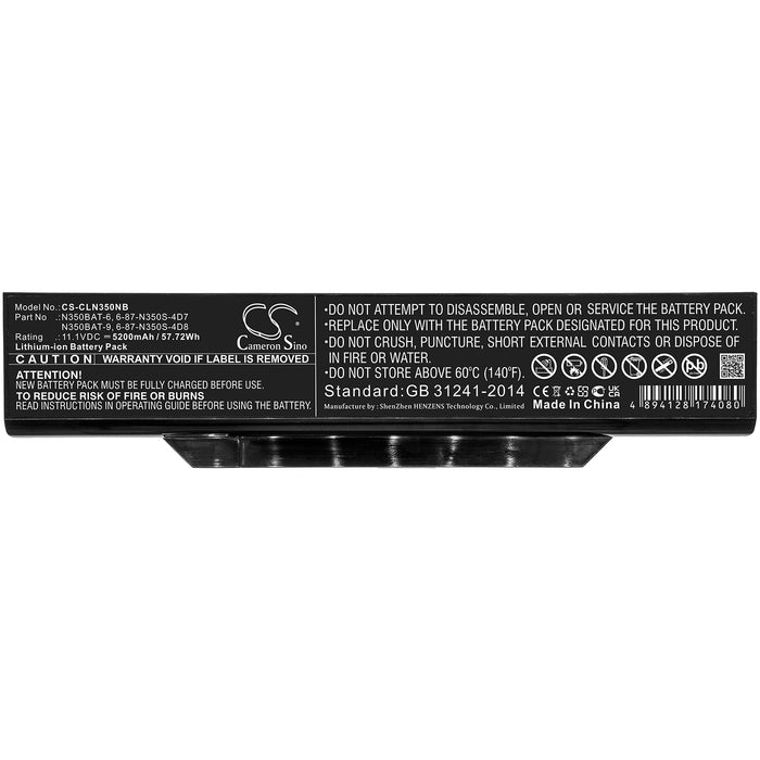 Clevo N130BU N130WU N131BU N131WU NP3130 Laptop and Notebook Replacement Battery-3