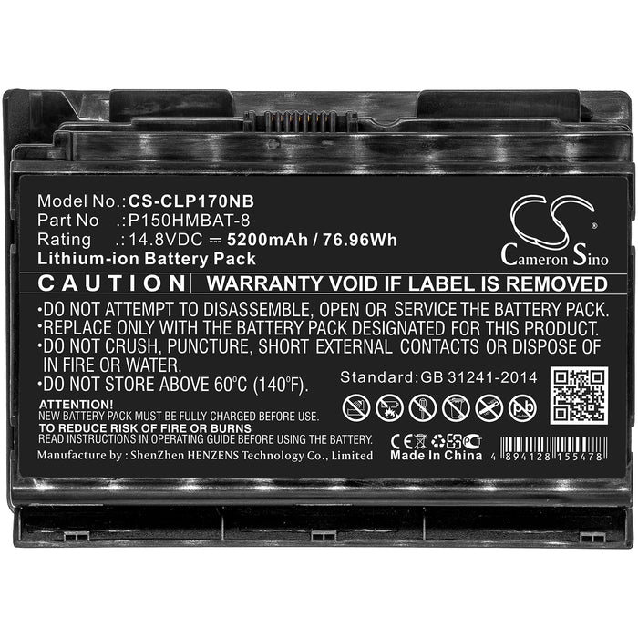Schenker P170EM P170HM P170SM XIRIOS W701 XIRIOS W702 XMG P151HM1 XMG P502 XMG P502 PRO XMG P702 PRO Laptop and Notebook Replacement Battery-3