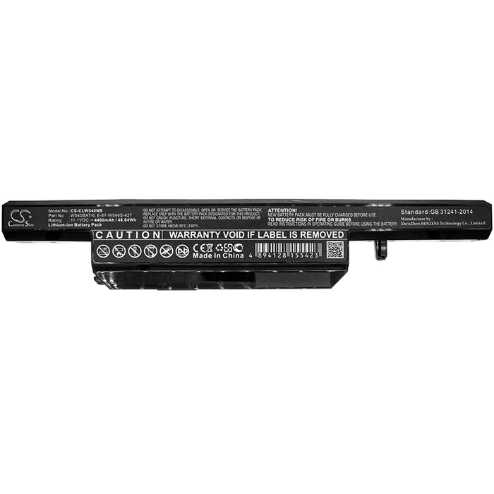 Clevo Aquado M1519 Nexoc B509II W155EU W155U W540EU W545EU W550EU W550SU W550SU1 W550SU2 W550TU W551SU1 W650KK Laptop and Notebook Replacement Battery-3