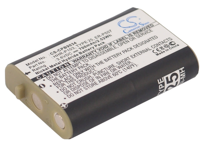 At&T 102 103 249 8058080000 80-5808-00-00 EP5902 E Replacement Battery-main