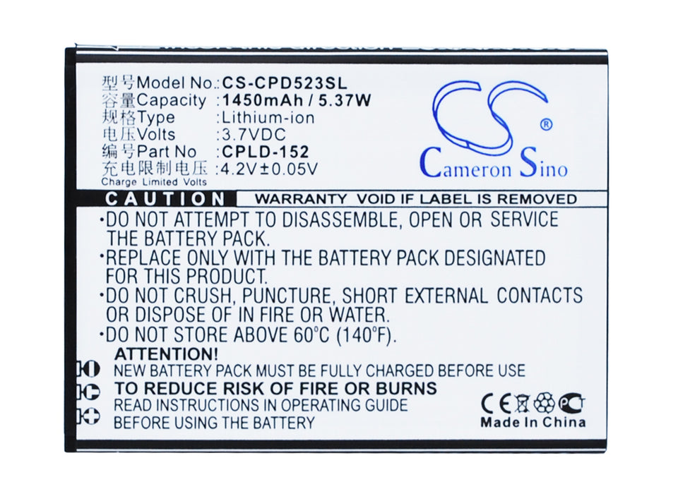 Coolpad 5263 5360 Replacement Battery-main