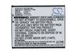Coolpad 5891Q 5910 5950 5951 7296 7298Q 7320 8675  Replacement Battery-main