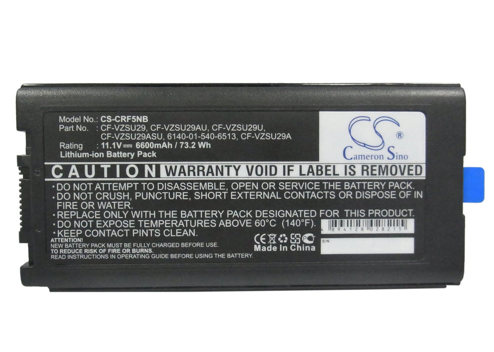 Panasonic ToughBook CF29 ToughBook CF-29 ToughBook CF-29A ToughBook CF-29E ToughBook CF-29JC1AXS ToughBook CF- Laptop and Notebook Replacement Battery-5