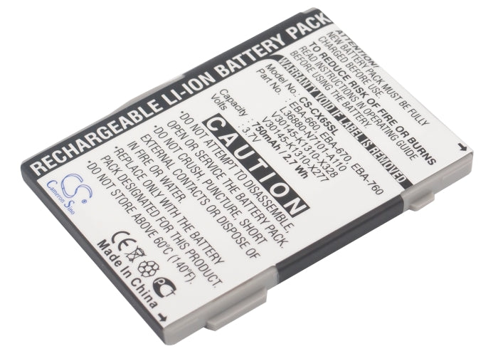 Siemens A31 A58 AX72 AX75 C65 C65v C66 C70 C71 C72 Replacement Battery-main