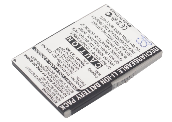 Siemens A31 A58 AX72 AX75 C65 C65v C66 C70 C71 C72 C75 C81 CF62 CF62T CF63 CF65 CF75 CFX65 CFX-65 CT66 CT72 CT75 CTX6 Mobile Phone Replacement Battery-2