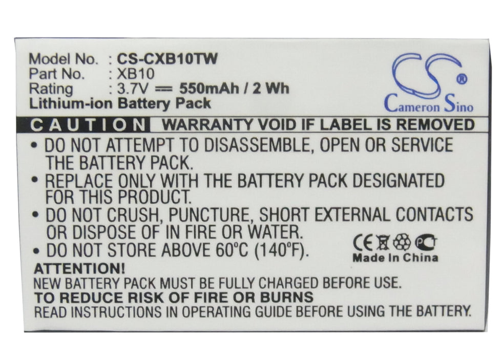 Xact Communication Wristlinx x2x Wristlinx x2x-2 Wristlinx x33xif Wristlinx x33xif-2 Wristlinx x3x Wristlinx x3x-2 x Two Way Radio Replacement Battery-5
