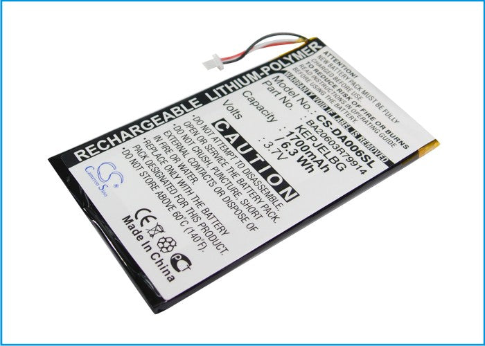 Creative Zen Vision M Zen Vision M Video Replacement Battery-main