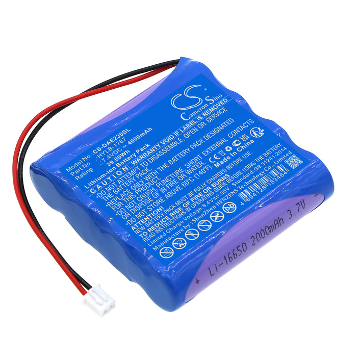 Deli AE2300 AE2300H AE2300L Survey Multimeter and Equipment Replacement Battery