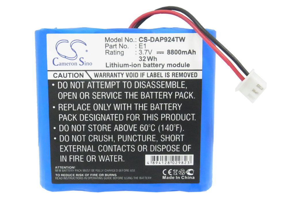 Pure Evoke 1S Evoke 2S Evoke Flow Evoke Mio Evoke Mio by Orla Kiely Evoke Mio Union Jack EVOKE-1S EVOKE-1S Mar 8800mAh DAB Digital Replacement Battery-5