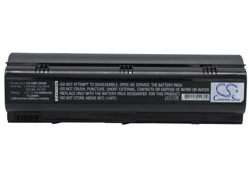 Dell Inspiron 1300 Inspiron B120 Inspiron  6600mAh Replacement Battery-main