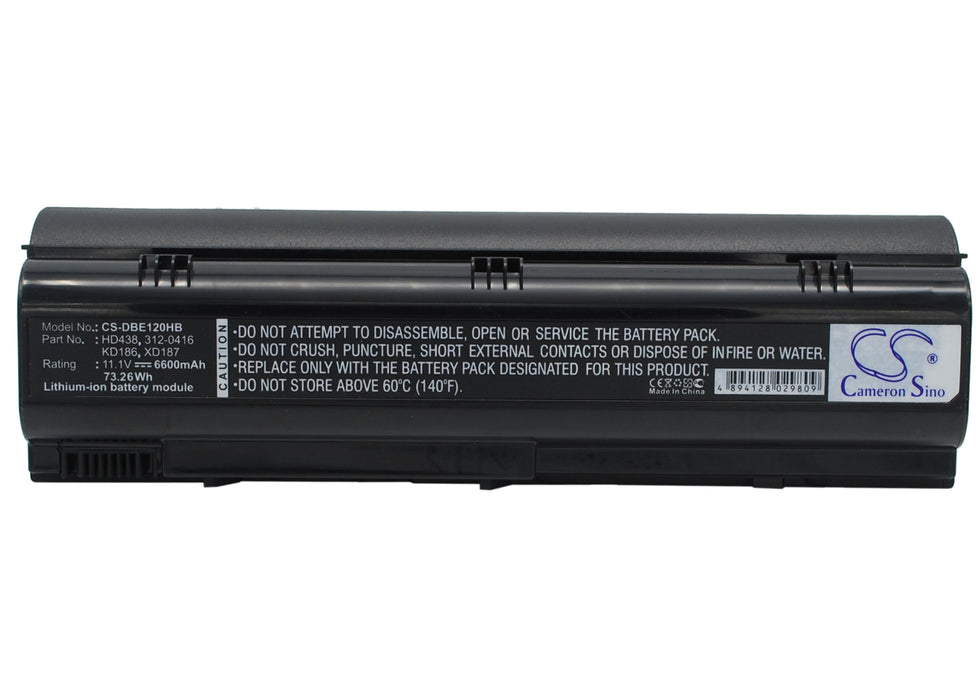 Dell Inspiron 1300 Inspiron B120 Inspiron  6600mAh Replacement Battery-main