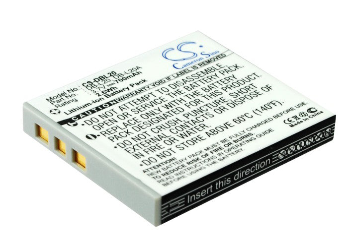 Sanyo Xacti DMX-C1 Xacti DMX-C4(D) Xacti DMX-C4(L) Xacti DMX-C4(N) Xacti DMX-C40(S) Xacti DMX-C5(S) Xacti DMX-C5(T) Xacti D Camera Replacement Battery-2