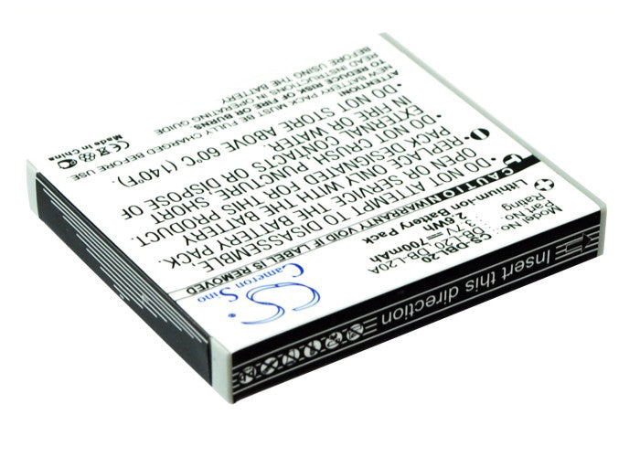Sanyo Xacti DMX-C1 Xacti DMX-C4(D) Xacti DMX-C4(L) Xacti DMX-C4(N) Xacti DMX-C40(S) Xacti DMX-C5(S) Xacti DMX-C5(T) Xacti D Camera Replacement Battery-4