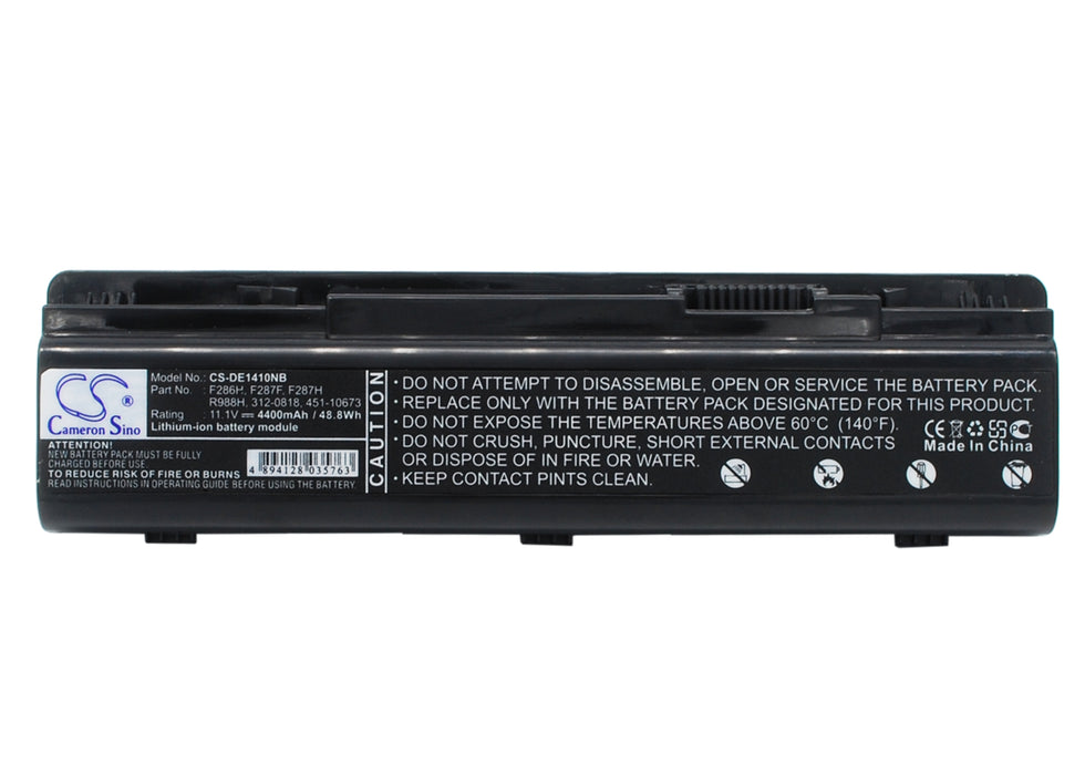 Dell Inspiron 1410 Vostro 1014 Vostro 1014 4400mAh Replacement Battery-main
