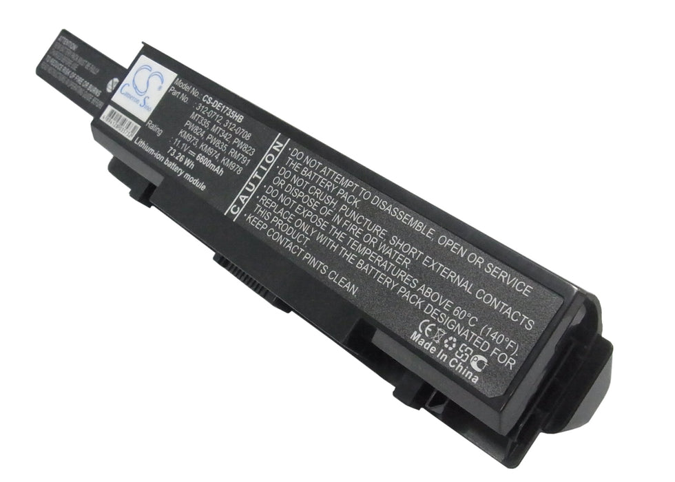 Dell Studio 1735 Studio 1736 Studio 1737 6600mAh Replacement Battery-main